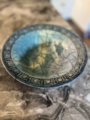 Hawksbill Pottery/Supraner Ceramics Handcrafted Stoneware Bowl 