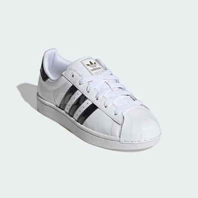 adidas Originals Superstar 2 II W White Black Gold Metallic Women Casual JS4010