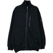 Vintage Calvin Klein high-neck full-zip sweat...