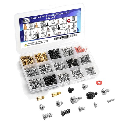 #ad Computer Screw Assortment Kit 502pcs Standoffs Screws for PC Building amp; Repair $20.78