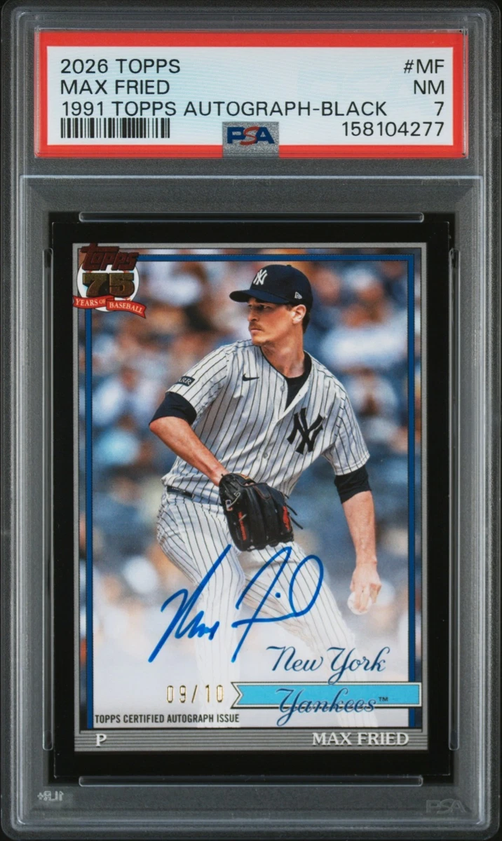 Max Fried Baseball Sports Trading Cards & Accessories Serial 