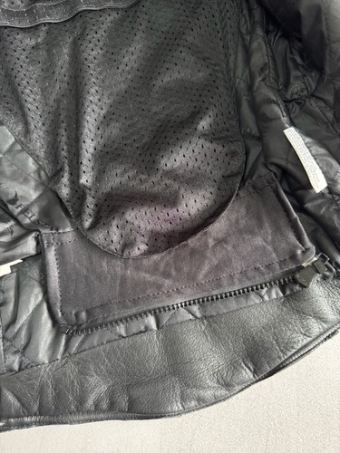 Belstaff Racing Leather Jacket Black Mens S Size F1 Formula Uno Rare Luxury - Picture 20 of 21