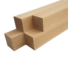 Maple Lumber Square Turning Blanks 4pc 2" x 2" x 12"