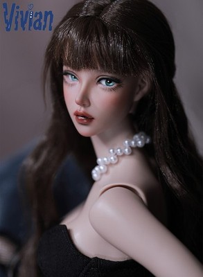 New Handmade 1/4 Resin BJD Ball Joint Doll Women Girl Gift Yican 14'' Full Set