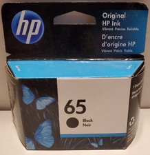 HP 65 Black Ink Cartridge 65 N9K02AN NEW GENUINE Exp 12/2022