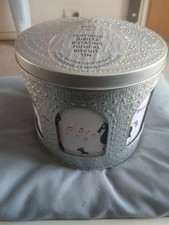 Marks & Spencer Musical Biscuit Tin - Queens Platinum Jubilee Rotating EMPTY Tin