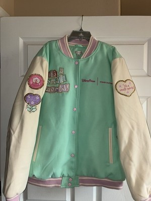 Disney Parks IT'S A SMALL WORLD Varsity Jacket XL Stoney Clover New with Tags