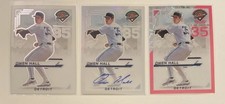 2025 Panini Prospects Owen Hall Prizm Auto, Pink #26/79 & Base. Lot 3 Tigers