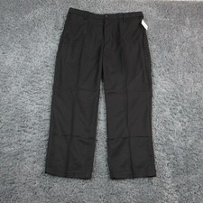 Amazon Essentials Pants Mens 42x30* Black Classic Fit Dress Microfiber Easy Care