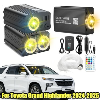Fiber Optic Light LED Car Shooting Star Roof For Toyota Grand Highlander 24-2026