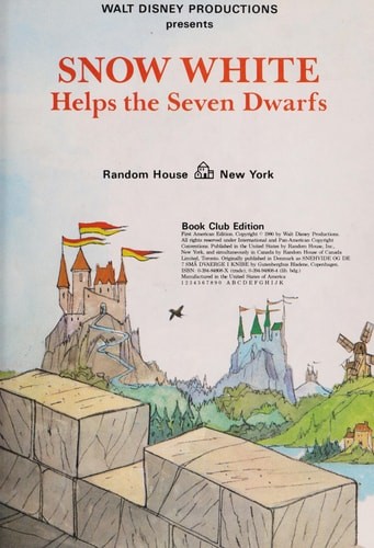 Walt Disney Productions presents Snow White helps the seven dwarfs (Disney's won