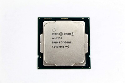 Intel Xeon W-1250 CPU SRH48 3.3GHz LGA1200 12MB Cache 8GT/s 6-Core Processor