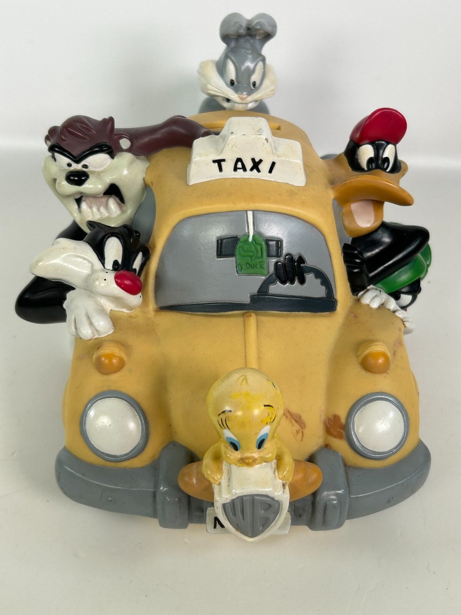 Vintage Looney Tunes Taxi Money Box 1998 Warner Bros Rare | eBay