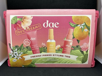 dae Freshly Picked Hair Styling Trio Set, Limited Edition, Helps Enhance Curls
