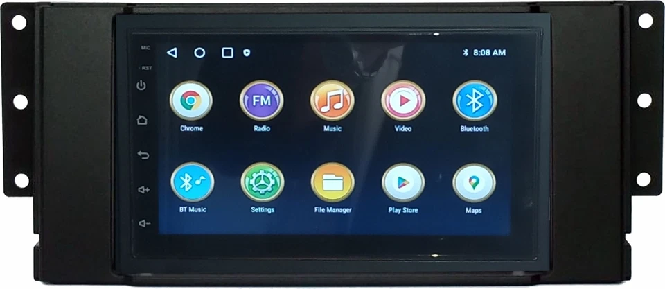 AUTORADIO ANDROID 7" PER LAND ROVER RANGE ROVER SPORT 2006 KIT 4 + 64GB - Immagine 2 di 4