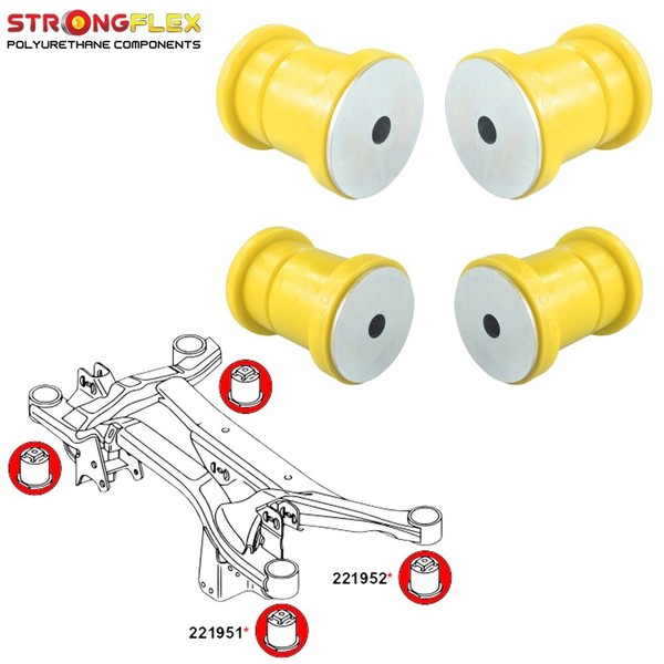 Busches Polyurethan AchsträGer Hintere, Audi A3 8Y Quattro,S3 8Y,RS3-image