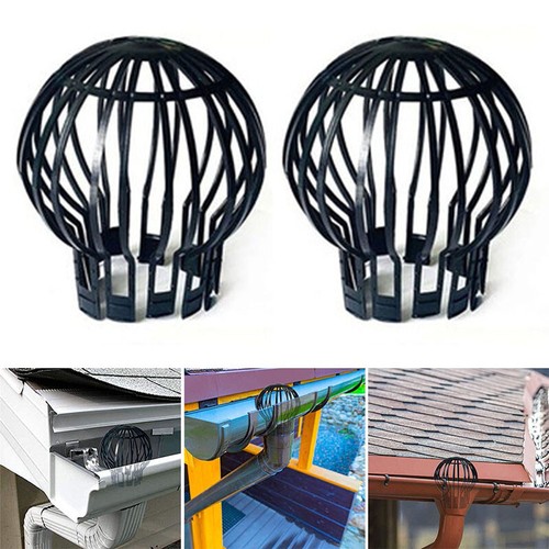 1/4PCS Gutter Downpipe Pipe Filter Dirt Guard Leaf and Debris Protection Cover - Picture 3 of 11