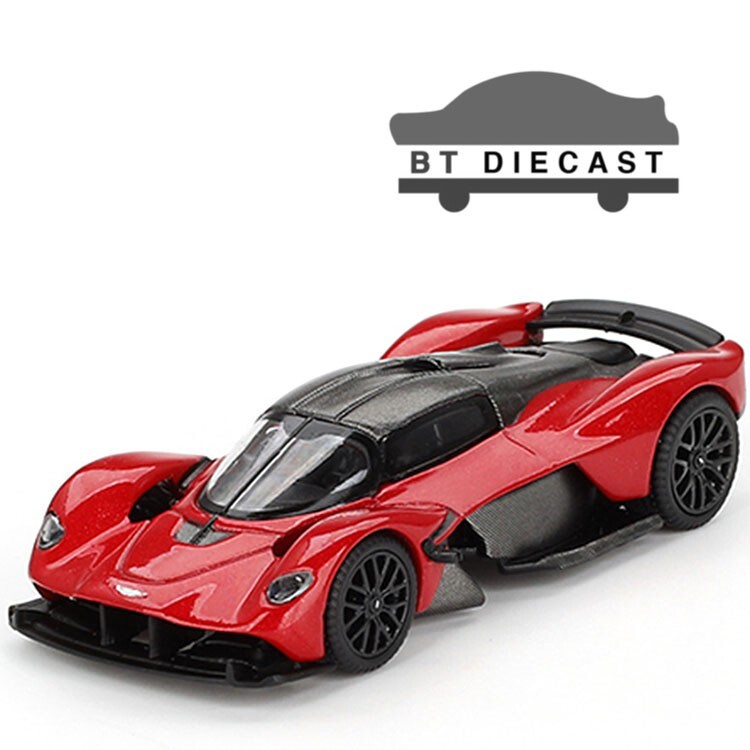 MINI GT ASTON MARTIN VALKYRIE 1/64 DIECAST MODEL CAR HYPER RED MGT00766