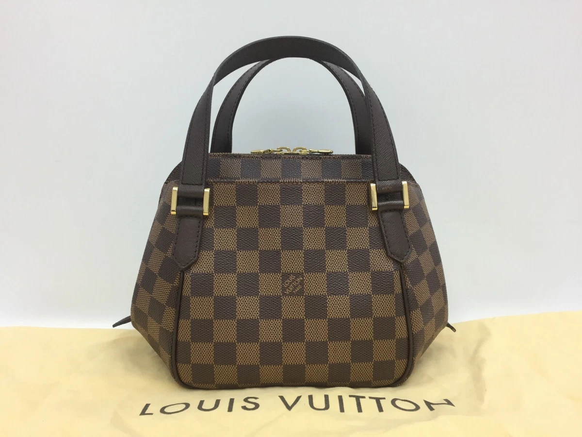 Auth Louis Vuitton Damier Ebene Belem PM N51173 Hand bag 0B270190n