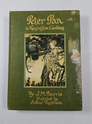 Peter Pan In Kensington Gardens, J.M. Barrie,1910, Hardcover Ills/Arthur Rackham