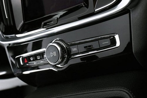 Panel de interruptor de volumen de consola de coche negro brillante apto para Volvo S60 2019-2023 - Imagen 4 de 12