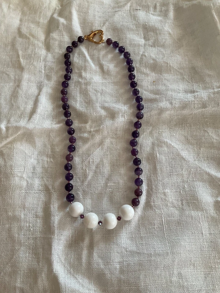 Halskette Edelsteine - Bild 3 von 4