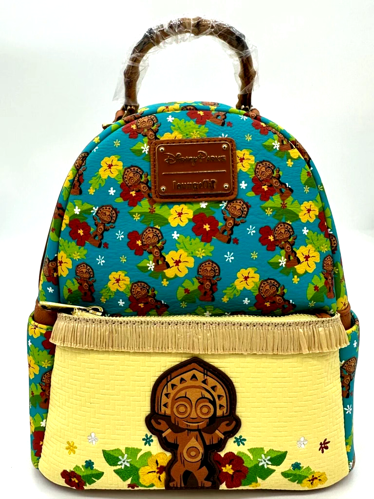 Disney Parks Polynesian Village Resort Tiki Backpack Bag  display picture 2