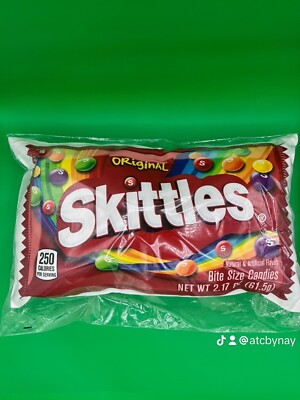 Rainbow Delight Skittles Pillow