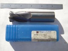 NEW NIAGARA USA 1" DIA X 1-1/2" LOC X 4" OAL X .125" C.R. 4FL CC CARBIDE ENDMILL