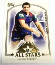 2006 NRL INVINCIBLE CARD NRL ALL STARS CHASE CARD AS16-DANNY BUDERUS-KNIGHTS