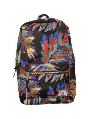 Herschel Settlement Backpack 17L -Black, Painted Palm, Tropical, Unused, Limited