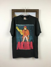 Vintage 90's Akira Movie Anime Shotaro Kaneda Shirt Tee Rare Over Print Size M