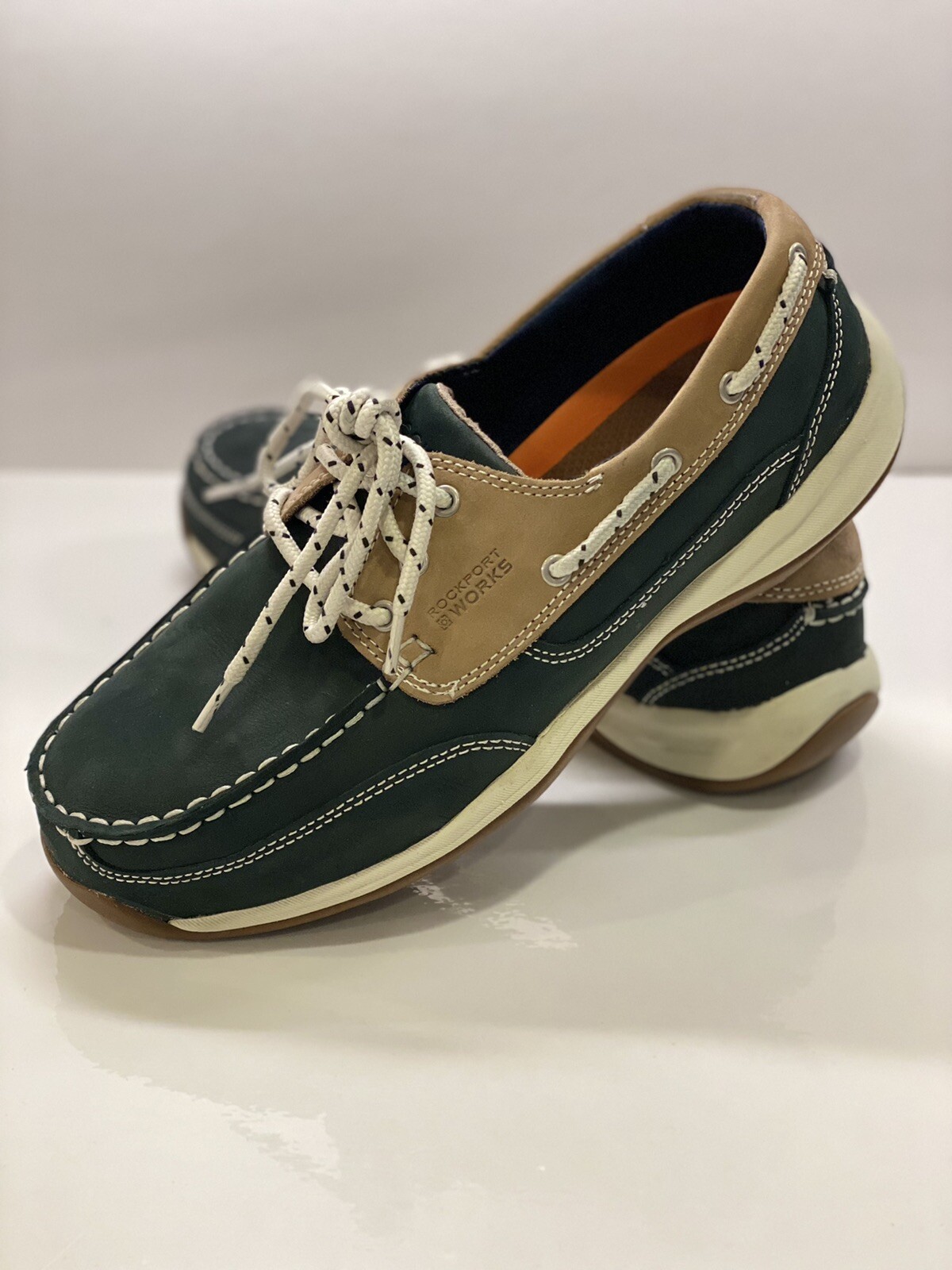 Eye Tie Steep Toe Boat Shoes. Rk670 