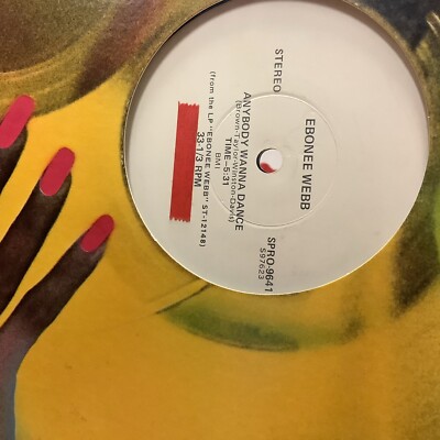 Ebonee Webb Anybody Wanna Dance Promo 12” Single SPRO-9641 Capitol