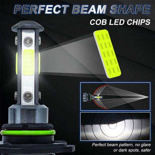 LED Headlights + Fog Lights Bulbs Kit For Chevy Silverado 1500 2500 HD 1999-2002 - 第 61/102 張圖片