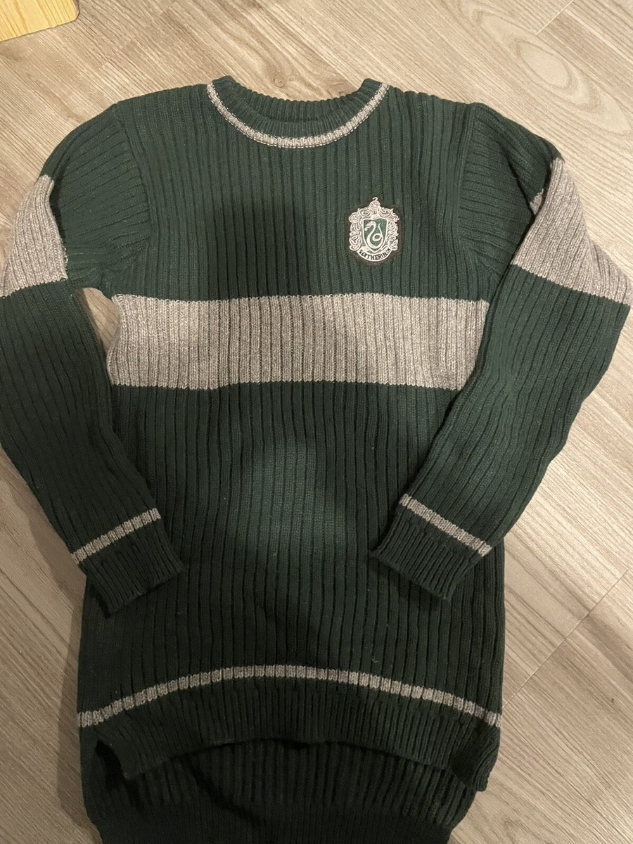 Crop Sweater Slytherin Striped Sweater Slytherin Hoodie Girl