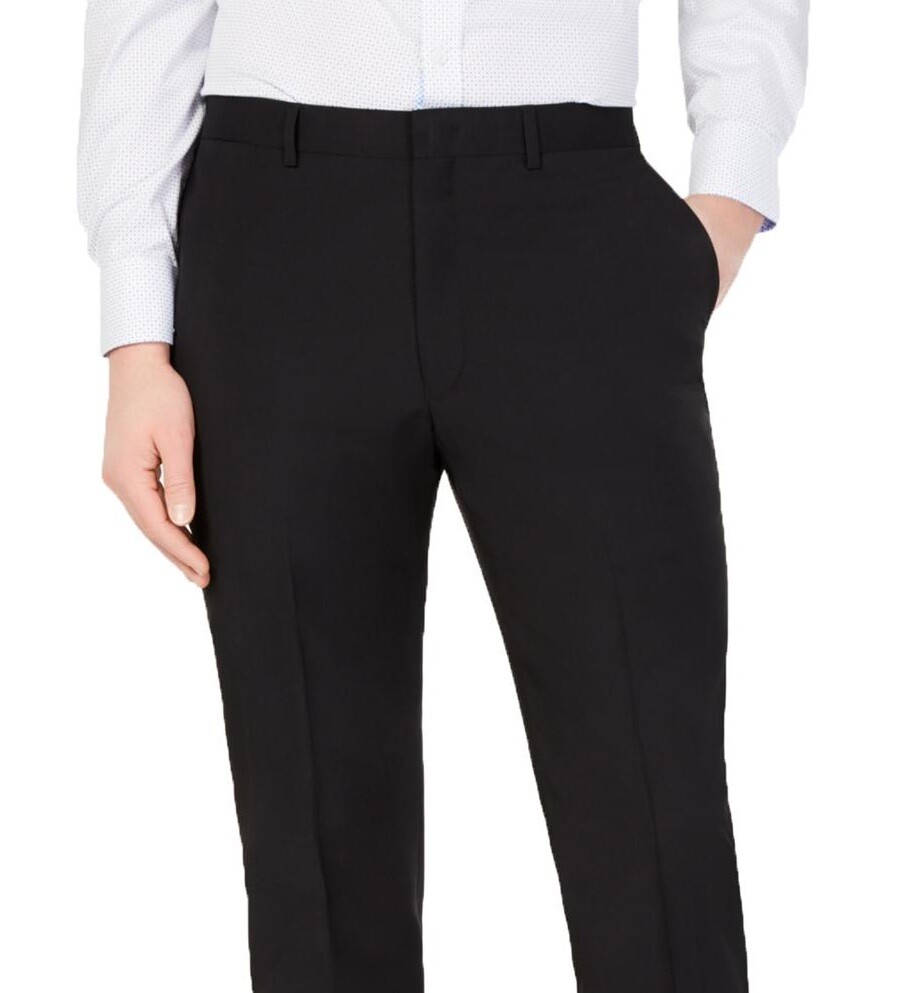 DKNY Women's Men's Wool Blend Business Dress Pants Black Size 30X30 eBay
