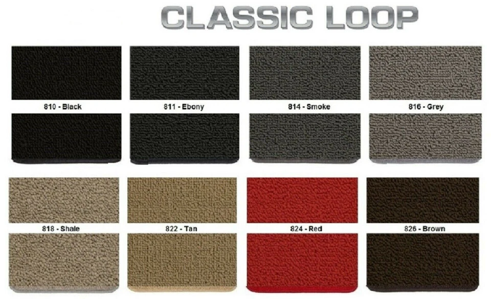 Juego de alfombrillas Lloyd Mats CLASSIC LOOP 3 piezas para Chevrolet C4 Corvette 1991 a 1994 Foto 2 de 4