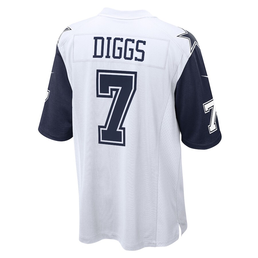 Dallas Cowboys Trevon Diggs #7 Nike White Alternate 2025 NFL