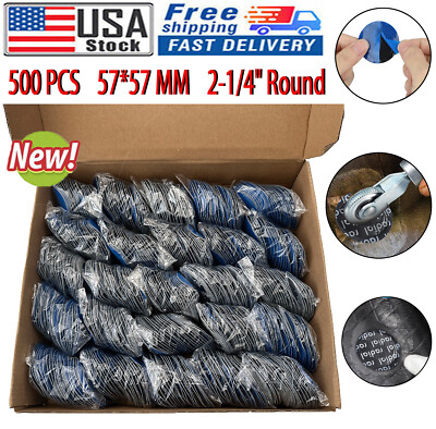 500 Pcs Medium Size (2-1/4'') Repair Tire Patch Round Radial with Superior High