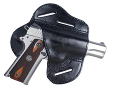 Tactical Scorpion Gear 3 slot Leather Fast Draw Holster: Fits 1911 Colt Ruger