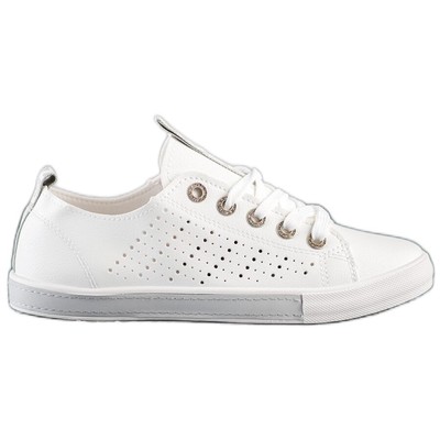 Bella Paris sportschoenen damesschoenen vrouwen wit eco leer 117707 | eBay