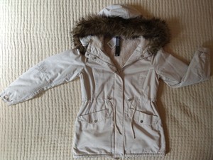 white fur parka womens