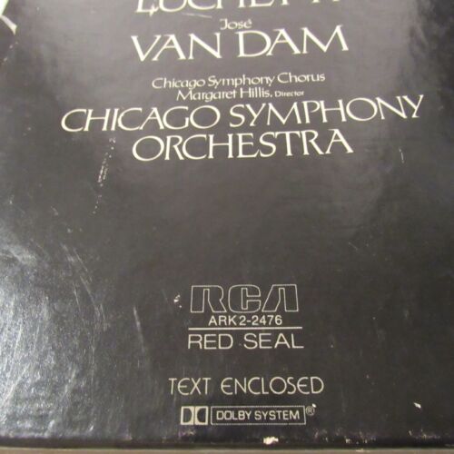 Solti Verdi Requiem, L.Price, J. Baker, V. Luchetti J. Van Dam, Text, Cassettes - Picture 3 of 12