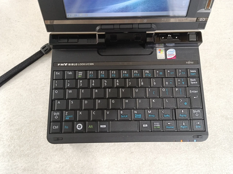 FUJITSU FMV UMPC FMV-BIBLO LOOX UC30 Z520 1.33GHz 80GB 1GB RARE MADE IN JAPAN - Image 3 of 4