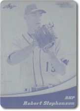 ROBERT STEPHENSON 2011 Leaf Limited Rookie Card Press Plate RC REDS 1/1