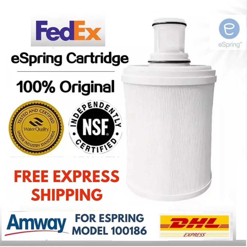 Cartucho Filtro Agua eSpring Repuesto Amway Original UV 100186 / 100186M Foto 3 de 4