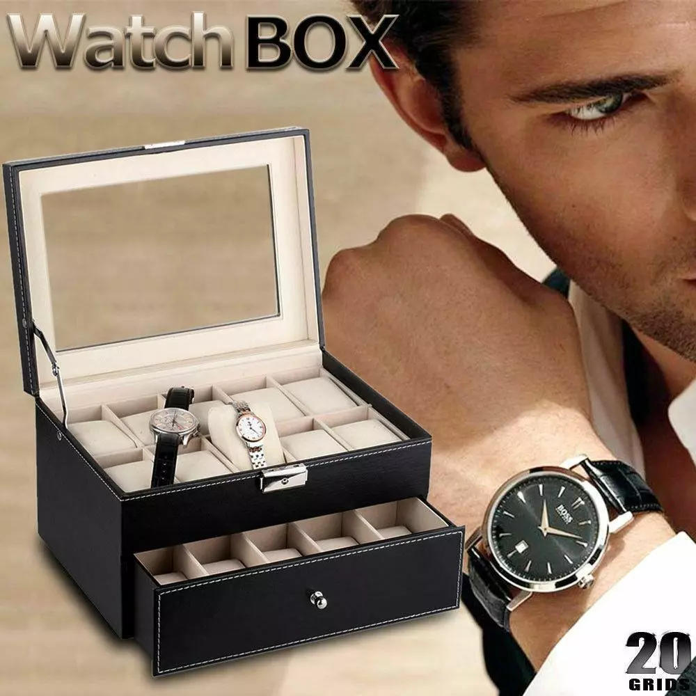 LV LOUIS VUITTON WATCH BOX $299.99  Louis vuitton watches, Watch box, Louis  vuitton