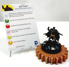 HEROCLIX World's Finest Set Common 004 Batman w/Card