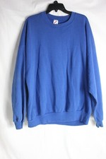 Vintage Jerzees By Russell Crew Neck Sweatshirt Adult 3X Blue USA